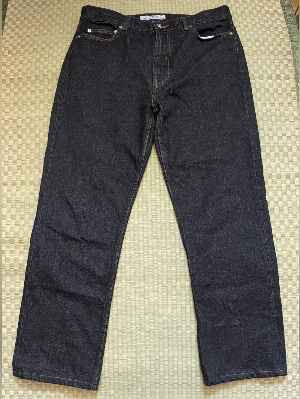 A.P.C. x J.W. Anderson Willie Jeans Washed Black Size 29 x 29 Made in Portugal
